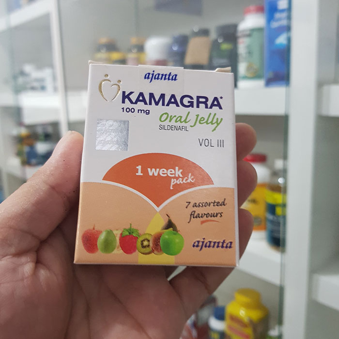 Thuốc cường dương Kamagra 100mg Oral Jelly Vol 3
