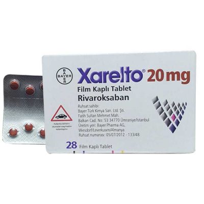 Xarelto 20mg (Rivaroxaban) Thuốc chống đông máu, Hộp 28 viên