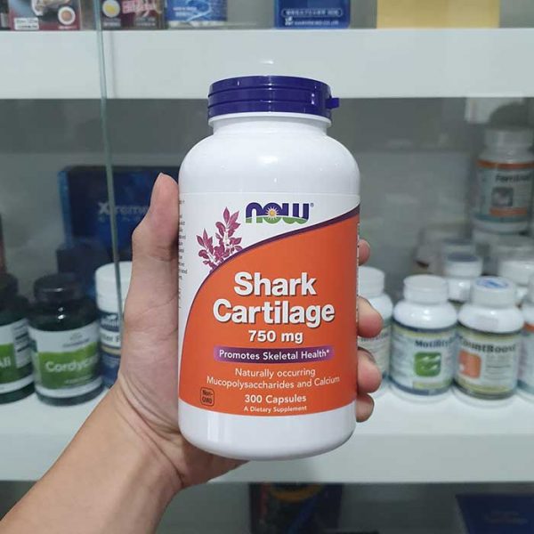 Sụn cá mập Now Shark Cartilage 750 mg
