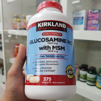 Thuốc bổ khớp Kirkland Glucosamine HCL 1500mg with MSM 1500mg