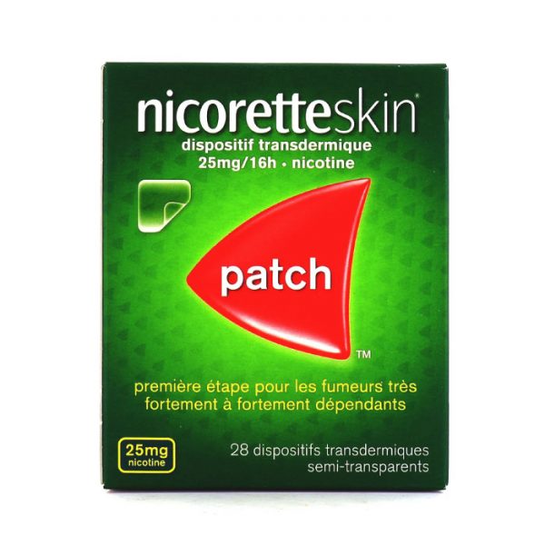 Miếng dán loại bỏ Nicotine Nicorette Skin 25mg