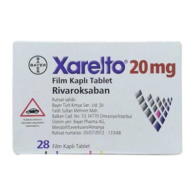 Xarelto 20mg (Rivaroxaban) Thuốc chống đông máu, Hộp 28 viên