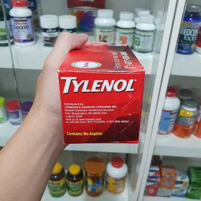 Thuốc giảm đau, hạ sốt Tylenol Extra Strength 500mg, Hộp 225 viên