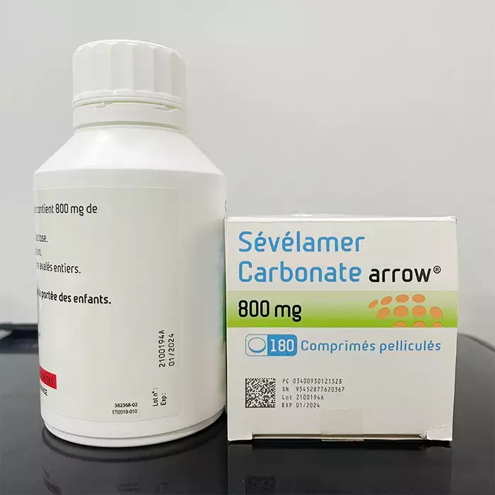 Thuốc Arrow Sevelamer Carbonate 800mg, Hộp 180 viên