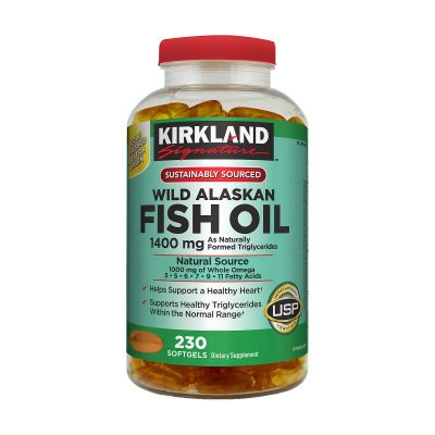 Kirkland Wild Alaskan Fish Oil 1400mg