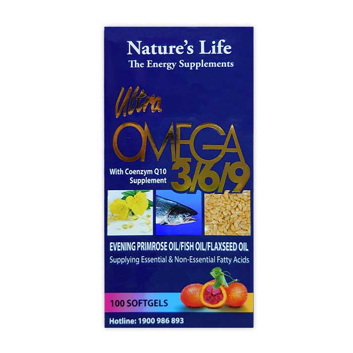 Ultra Omega 369 Natures Life 100 viên - Viên uống dầu cá