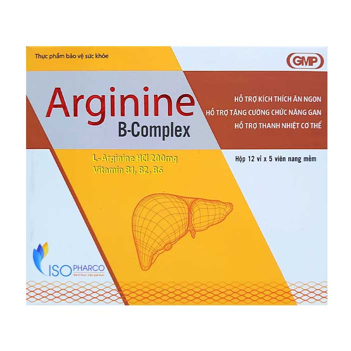 Arginine B Complex 60 viên - Viên uống bổ gan