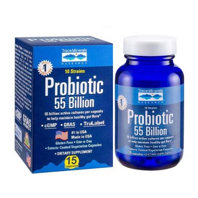 Probiotic 55 Billion TraceMinerals 15 viên - Viên uống bổ sung lợi khuẩn