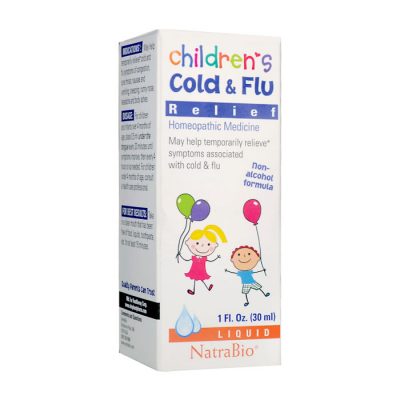Siro cảm cúm Children's Cold & Flu Relief NatraBio 30ml