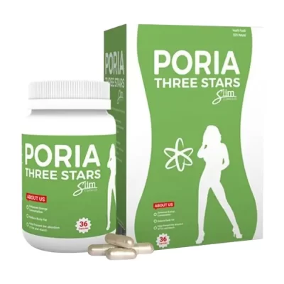 Poria Three Stars Slim 36 viên