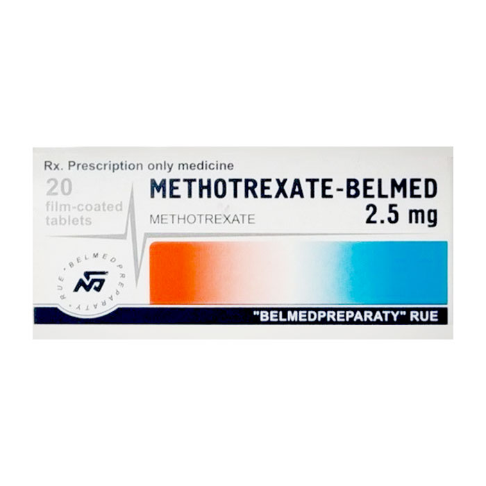 Methotrexate-Belmed 2.5mg Belmedpreparaty 2 vỉ x 10 viên