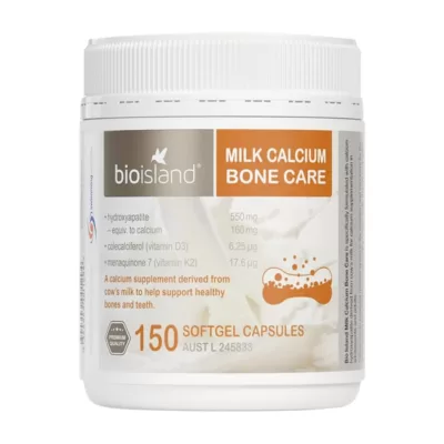 Milk Calcium Bone Care Bio Island 150 viên - Viên uống bổ sung canxi