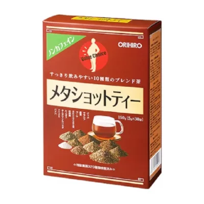 Trà giảm cân Meta Shot Tea Orihiro 30 gói x 5g - Hỗ trợ giảm mỡ bụng