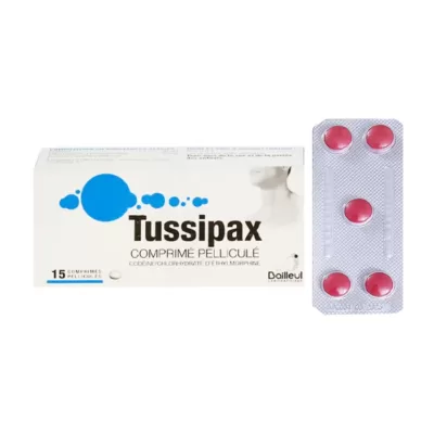 Tussipax giảm triệu chứng ho khan 15 viên