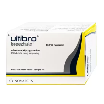 Ultibro Breezhaler 110/50mcg 30 viên - Điều trị duy trì COPD